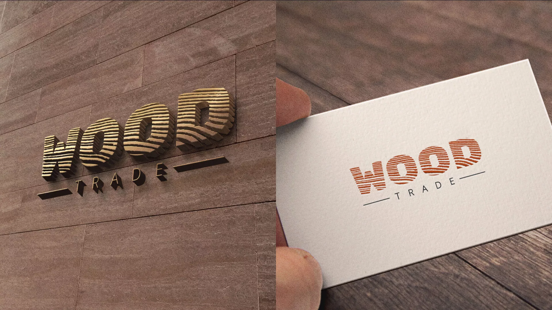 Разработка логотипа для компании «Wood Trade» в Слободском